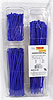 Colored Nylon Wire Tie Strap Assortment (200) 4" Length, 18 lb Loop Tensile Strength - image 1
