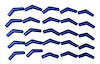 Spark Plug Boots 135 Degree, Silicone, Blue - image 1