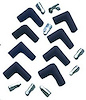 Spark Plug Boot & Terminal Kit 90 Degree, Silicone, Black