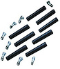 Spark Plug Boot & Terminal Kit 180 Degree, Silicone, Black - image 1