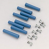 Spark Plug Boot & Terminal Kit 180 Degree, Silicone, Blue - image 1