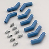 Spark Plug Boot & Terminal Kit 135 Degree, Silicone, Blue - image 1