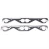 Seal-4-Good Round Port Header Gasket Set Small Block Chevy V8 265-400 - image 1