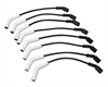 Spiro Pro Ignition Wire Set; 8 mm. Ceramic Boot; Wire Set; Black; Fits GM 8.1L Gen VII engine - image 1