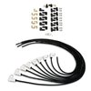 Spiro Pro 8mm Spark Plug Wires with Ceramic Boots Universal Fit, 8 cyl - image 3