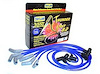 ThunderVolt 8.2mm 40 ohm Ferrite Core Performance Ignition Wire Set Custom Fit 6 cyl. Blue - image 1