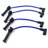 ThunderVolt 8.2mm 40 ohm Ferrite Core Performance Ignition Wire Set Custom Fit 4 cyl. Blue - image 1
