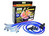 ThunderVolt 8.2mm 40 ohm Ferrite Core Performance Ignition Wire Set Custom Fit 6 cyl. Blue - image 1