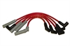 ThunderVolt 8.2mm 40 ohm Ferrite Core Performance Ignition Wire Set Custom Fit 4 Cylinder Red - image 1