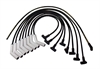 ThunderVolt 8.2 mm. Ignition Wire Set Ceramic Boot Race Fit Wire Set 90 deg. Black Chevy SB Under Headers HEI - image 1