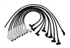 ThunderVolt 8.2 mm. Ignition Wire Set Ceramic Boot Race Fit Wire Set 135 deg. Black Chevy BB Over Valve Covers HEI - image 1