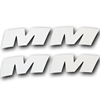 Letter M Tire Lettering Kit - image 1