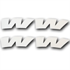 Letter W Tire Lettering Kit - image 1