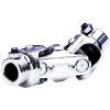 Billet Double Universal Joint Box/Column: 7/8" Smooth Shaft: 3/4" Smooth Polished - image 1