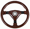 13.8" Woody"s III Steering Wheel Mahogany/Black - image 1