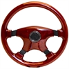 Woody's IV Steering Wheel Mahogany and Black - image 1