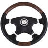 Fruitwood Luxury Steering Wheel Black - image 1