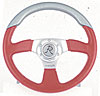 Steering Wheel Meg-A-Force 3-spoke (Red) Steering Wheel - image 1