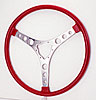 Molded Corvette Steering Wheel Red - image 1
