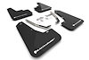 MF106URBLKWH Mud Flap Kit Fits Select Subaru Crosstrek Lift/AT - White Logo