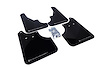 MF11URBLKSIL Mud Flap Kit for 2009-2013 Subaru Forester 2.5X/XT - Silver Logo - image 1
