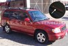 MF13URBLKRD Mud Flap Kit for 1998-2002 Subaru Forester - Red Logo - image 2