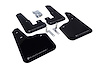 MF14URBLKSIL Mud Flap Kit for 2010-2014 Subaru Legacy 2.5i, 3.6R - Silver Logo