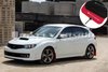 MF15URRDWH Mud Flap Kit for 2011-2014 Subaru WRX Hatchback / 2008-2014 Subaru STI Hatchback - Red Mud Flap/White Logo - image 2