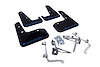 MF19URBLKBL Mud Flap Kit for 2011-2014 Subaru STI Sedan / 2011-2014 Subaru WRX Sedan - Blue Logo - image 1