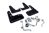 MF19URBLKGRY Mud Flap Kit for 2011-2014 Subaru STI Sedan / 2011-2014 Subaru WRX Sedan - Grey Logo - image 1