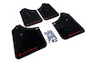 MF1URBLKRD Mud Flap Kit for 2002-2007 Subaru Impreza WRX/STI / 2002-2007 Subaru Impreza RS/2.5i - Red Logo - image 1
