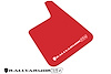 MF20URPRDWH Mud Flap Kit for Universal Fit - Red Mud Flap/White Logo