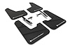 MF21URBLKWH Mud Flap Kit Fits Select KIA Niro - White Logo - image 1