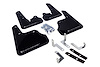 MF22URBLKSIL Mud Flap Kit for 2012-2016 Subaru Impreza Limited, Premium, Sport - Silver Logo - image 1