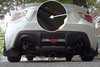 MF23URBLKBL Mud Flap Kit for 2013-2016 Toyota FR-S / 2013-2019 Subaru BRZ - Blue Logo - image 2