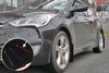 MF24URBLKRD Mud Flap Kit for 2012-2018 Hyundai Veloster Base, Turbo - Red Logo - image 2