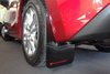 MF31URBLKRD Mud Flap Kit for 2014-2018 Mazda 3 Grand Touring, Sport, SV, Touring - Red Logo - image 4