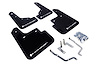 MF31URBLKWH Mud Flap Kit for 2014-2018 Mazda 3 Grand Touring, Sport, SV, Touring - White Logo - image 1