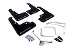MF32URBLKSIL Mud Flap Kit for 2015-2019 Subaru WRX Sedan / 2015-2019 Subaru STI Sedan - Silver Logo - image 1