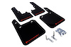 MF36URBLKRD Mud Flap Kit for 2015-2019 Subaru Outback 2.5i, 2.5i Premium, 2.5i Limited, 3.6R Limited - Red Logo - image 1