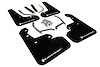 MF45URBLKWH Mud Flap Kit for 2017-2023 Subaru Impreza Limited, Premium, Sport - White Logo - image 1