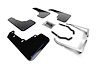 MF46LTURBLKB Mud Flap Kit for 2018-2019 Subaru Crosstrek Limited, Premium, Sport - Blue Logo - image 1