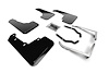 MF46LTURBLKG Mud Flap Kit for 2018-2019 Subaru Crosstrek Limited, Premium, Sport - Grey Logo - image 1
