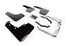 MF46LTURBLKR Mud Flap Kit for 2018-2019 Subaru Crosstrek Limited, Premium, Sport - Red Logo - image 1