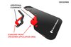 MF46LTURRDWH Mud Flap Kit for 2018-2019 Subaru Crosstrek Limited, Premium, Sport - Red Mud Flap/White Logo - image 2