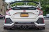 MF47URBLKRDX Mud Flap Kit for 2017-2020 Honda Civic Type R - Altered Font Red Logo - image 2
