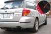MF4URBLKGRY Mud Flap Kit for 2005-2009 Subaru Outback Legacy/Legacy Outback - Grey Logo - image 2