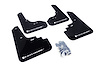 MF4URBLKWH Mud Flap Kit for 2005-2009 Subaru Outback Legacy/Legacy Outback - White Logo - image 1
