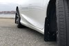MF50URRDWH Mud Flap Kit for 2016-2020 Honda Civic Sedan, Coupe - Red Mud Flap/White Logo - image 3