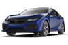 MF51URBLKBL Mud Flap Kit for 2017-2020 Honda Civic Hatchback - Blue Logo - image 2